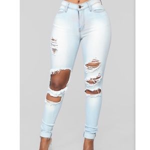 Fashion Nova High Waisted Jeans